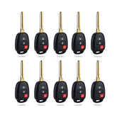 Replacement for Keyless Entry Remote Car Key Fob fit for Toyota 2012-2016 Prius C 3 Button G Chip HYQ12BDM KR-T3SB